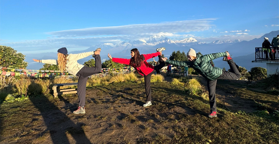 Ghorepani Poon Hill Yoga Trek